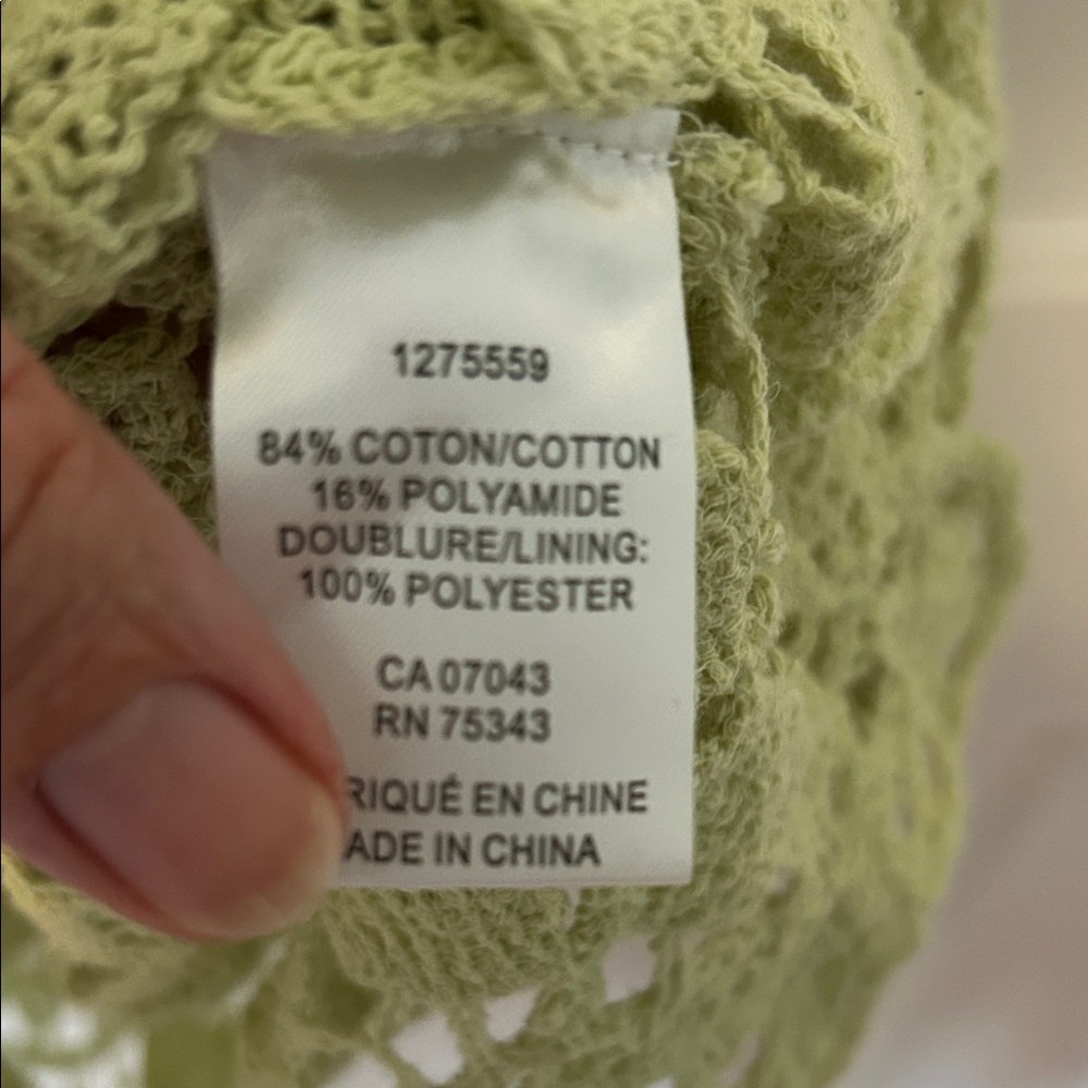 House of Harlow 1960 Light Green Crochet Maxi Dress - Picture 9 of 11
